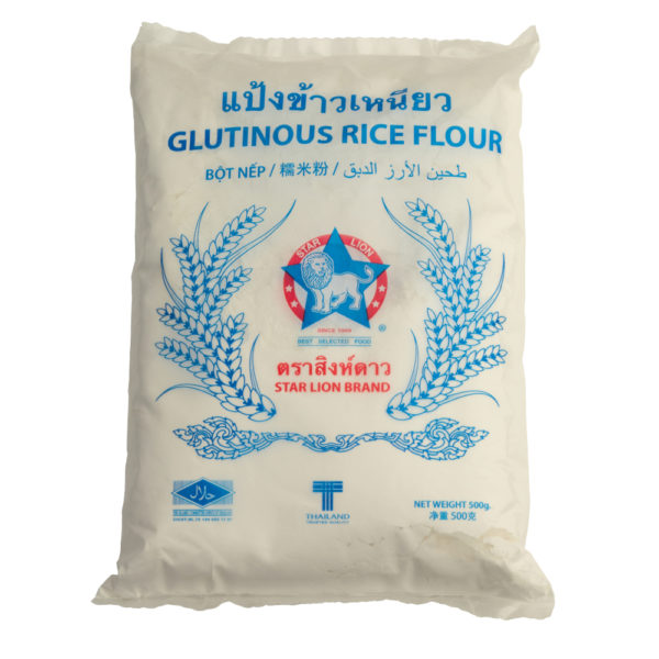 harina de arroz glutinoso 500 gr - star lion