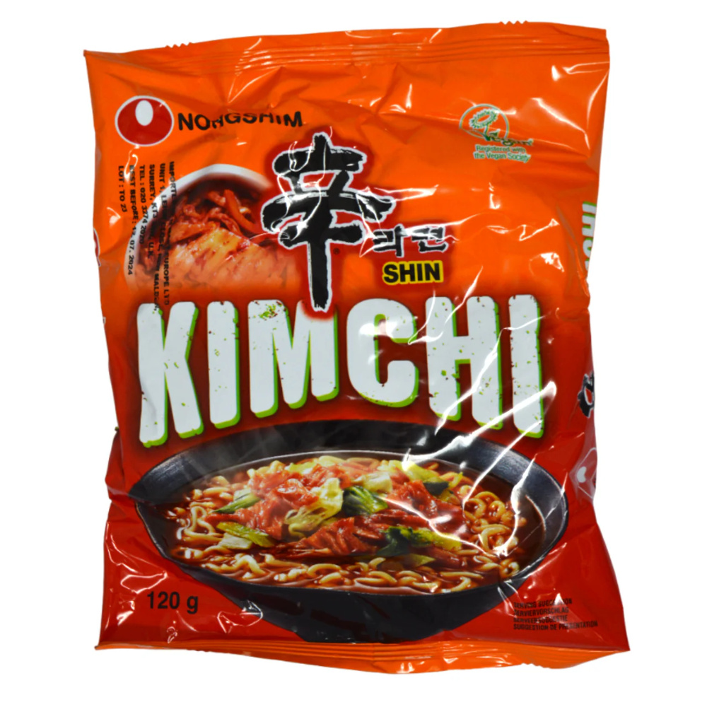 ramen instantaneo shin ramyun sabor kimchi 120 gr nongshim